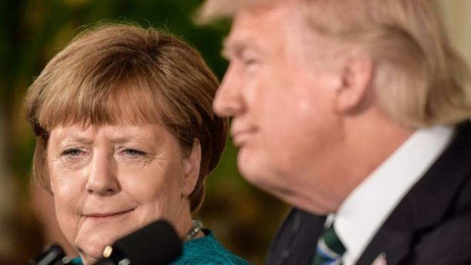 Merkel pidió a Trump cooperar con Rusia para alcanzar paz en Siria