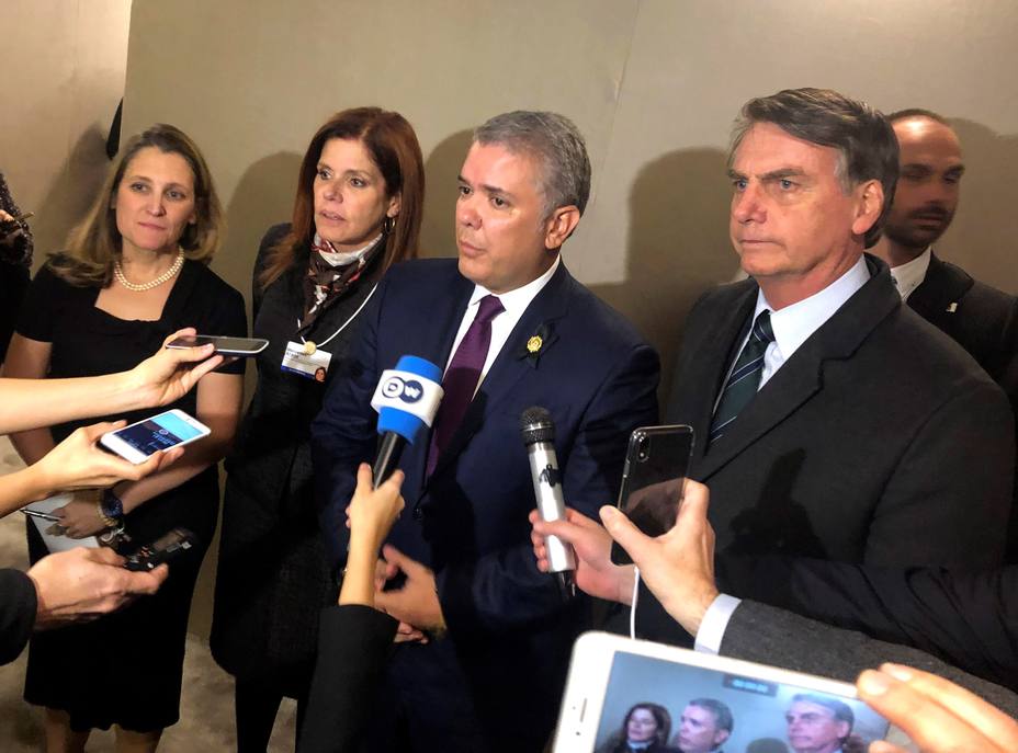 Duque y Bolsonaro: Esperamos que se restablezca la democracia en Venezuela