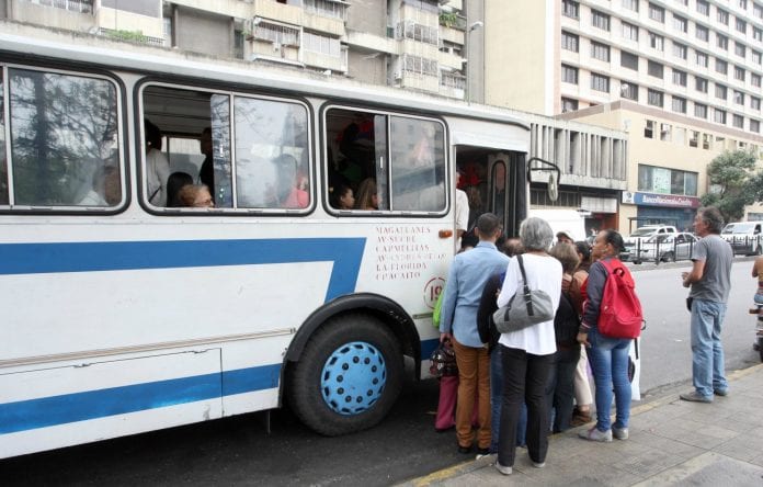 Pasaje urbano, Bloque de Transporte del Oeste de Caracas