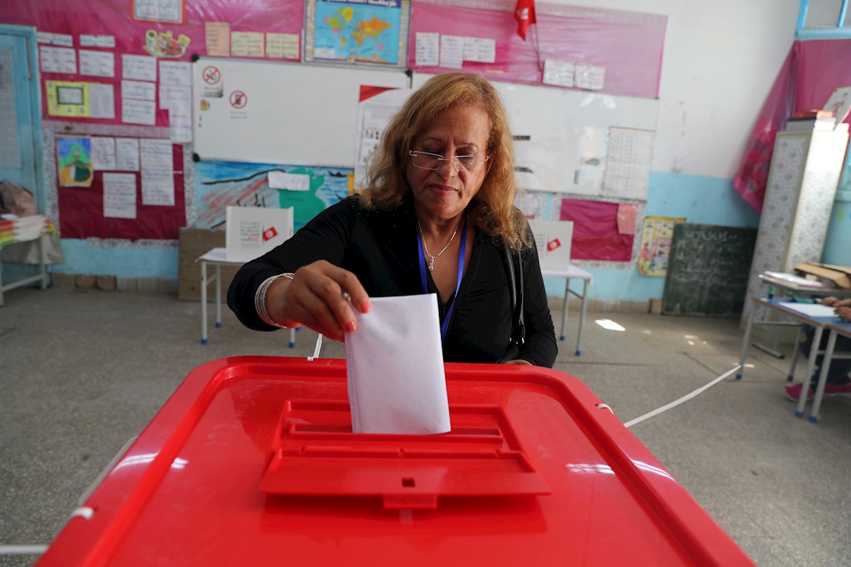 Alta abstención marca las segundas elecciones presidenciales de Túnez