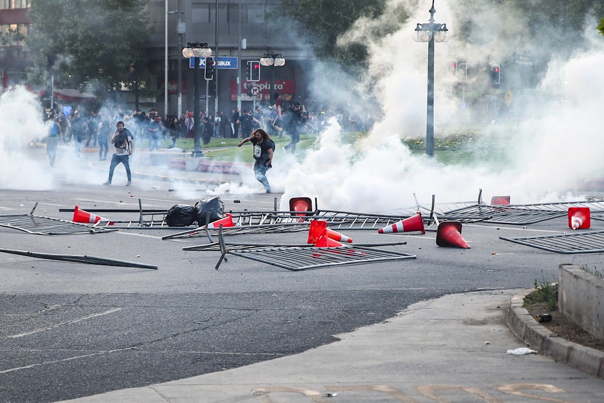 Disturbios en Santiago