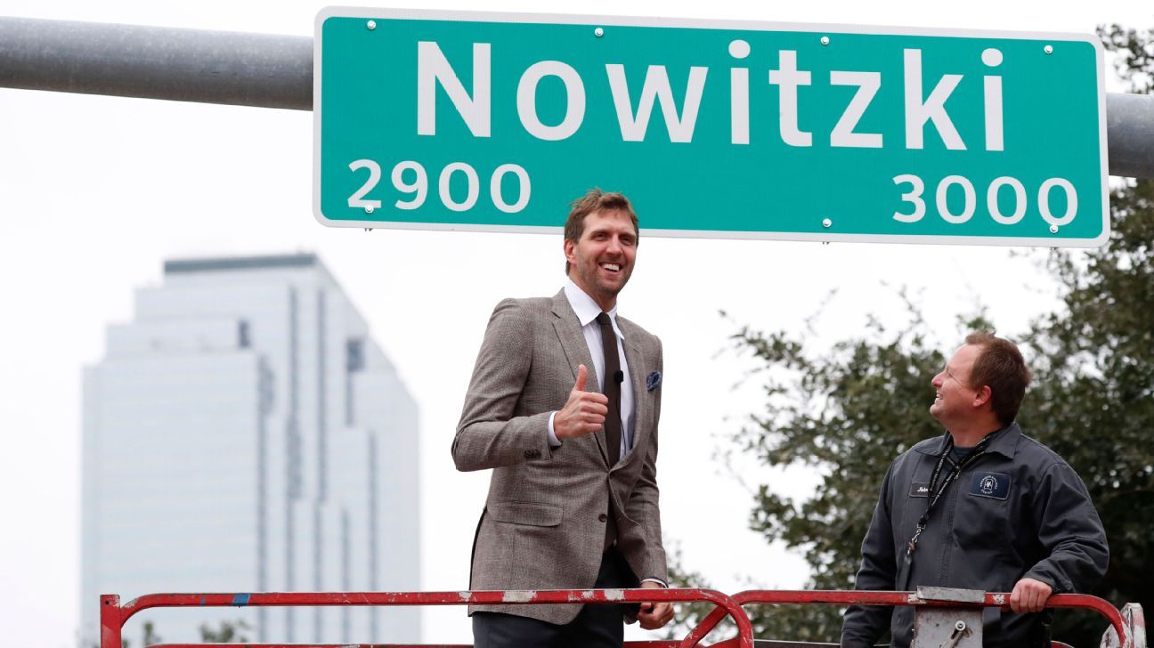 Dirk Nowitzki ya tiene su nombre en una calle de Dallas