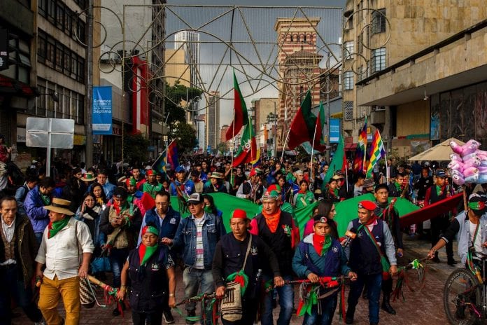 indígenas afrodescendientes protestas colombia
