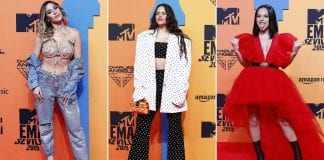 EMA MTV alfombra roja