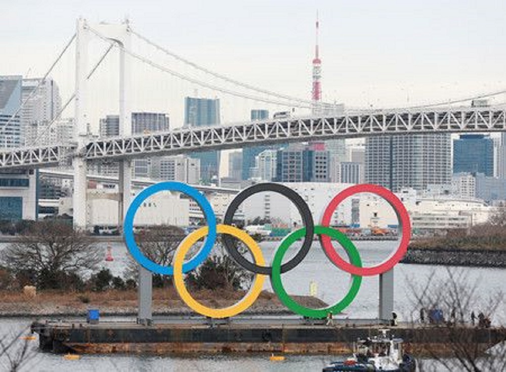 Tokio desveló anillos gigantes de cara a los Juegos Olímpicos