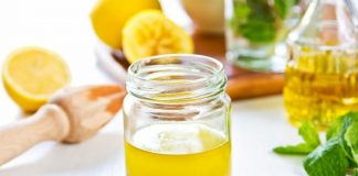 aceite de oliva con limón