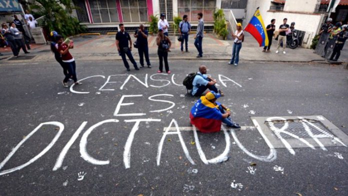 libertad de expresión régimen de Maduro