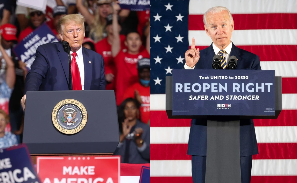 Joe Biden y Donald Trump