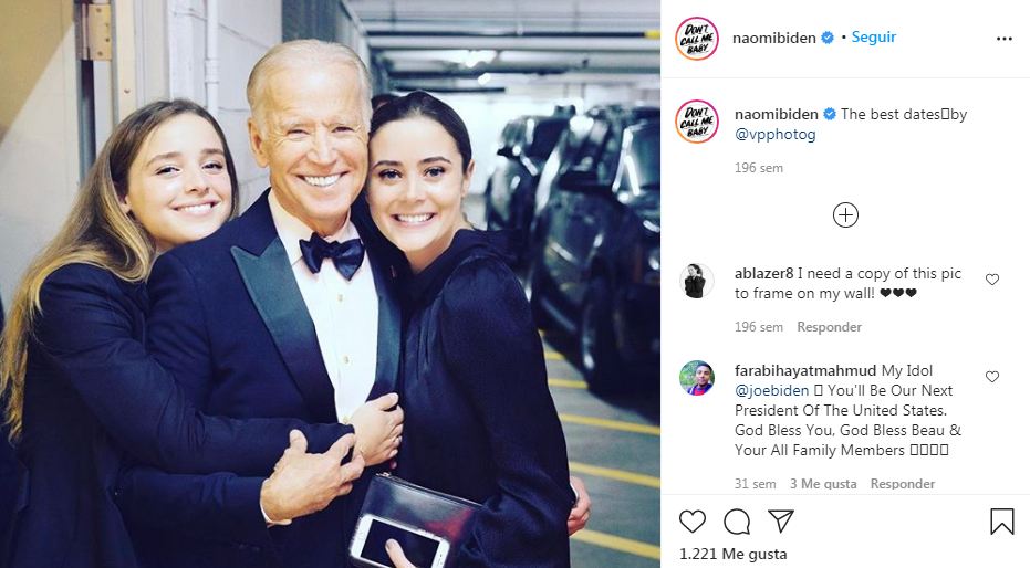 Naomi, la nieta de Joe Biden