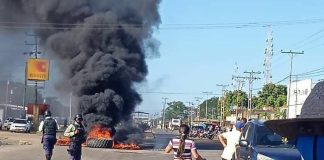 Conductores protestaron en Calabozo para exigir el suministro de gasolina