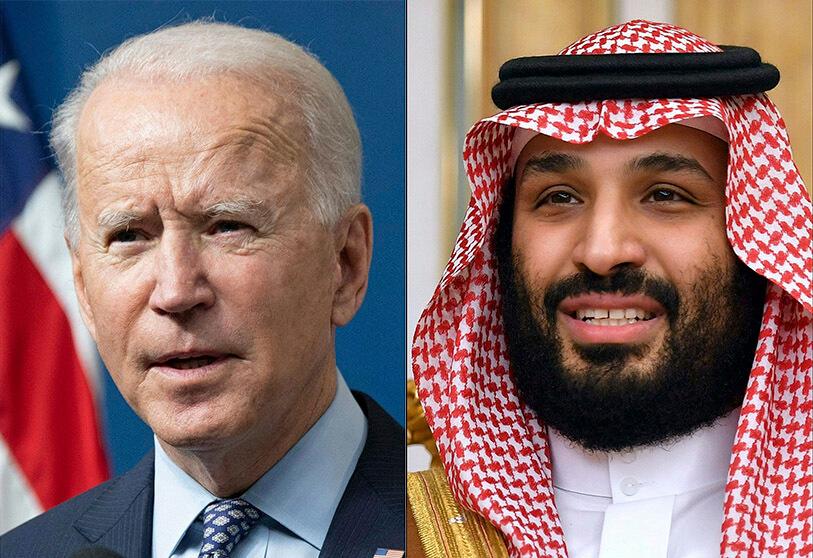 Joe Biden y Mohamed bin Salman