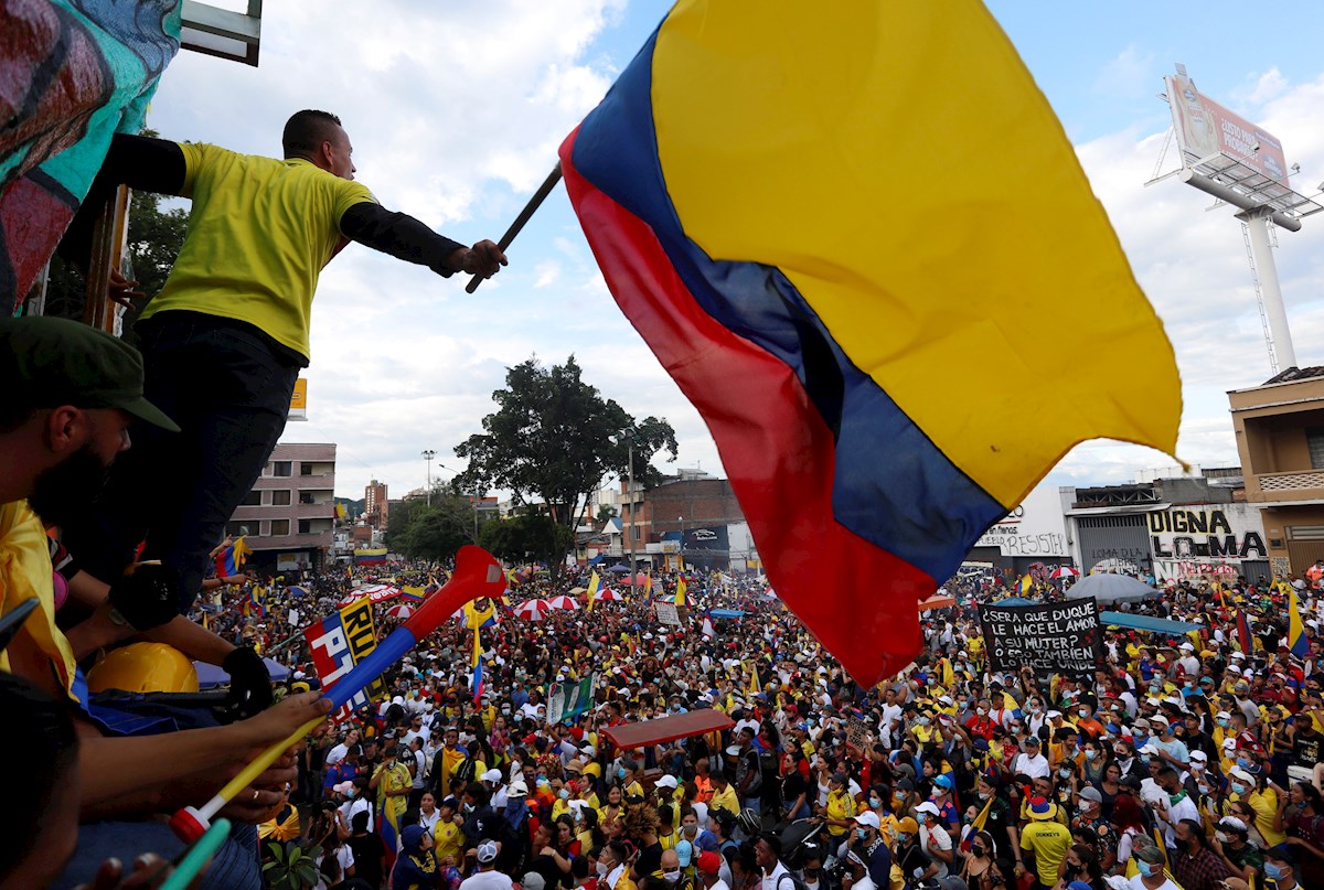 «¡Resistencia, resistencia!»: Colombianos reivindican su protesta