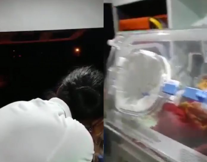 Bebé murió en ambulancia