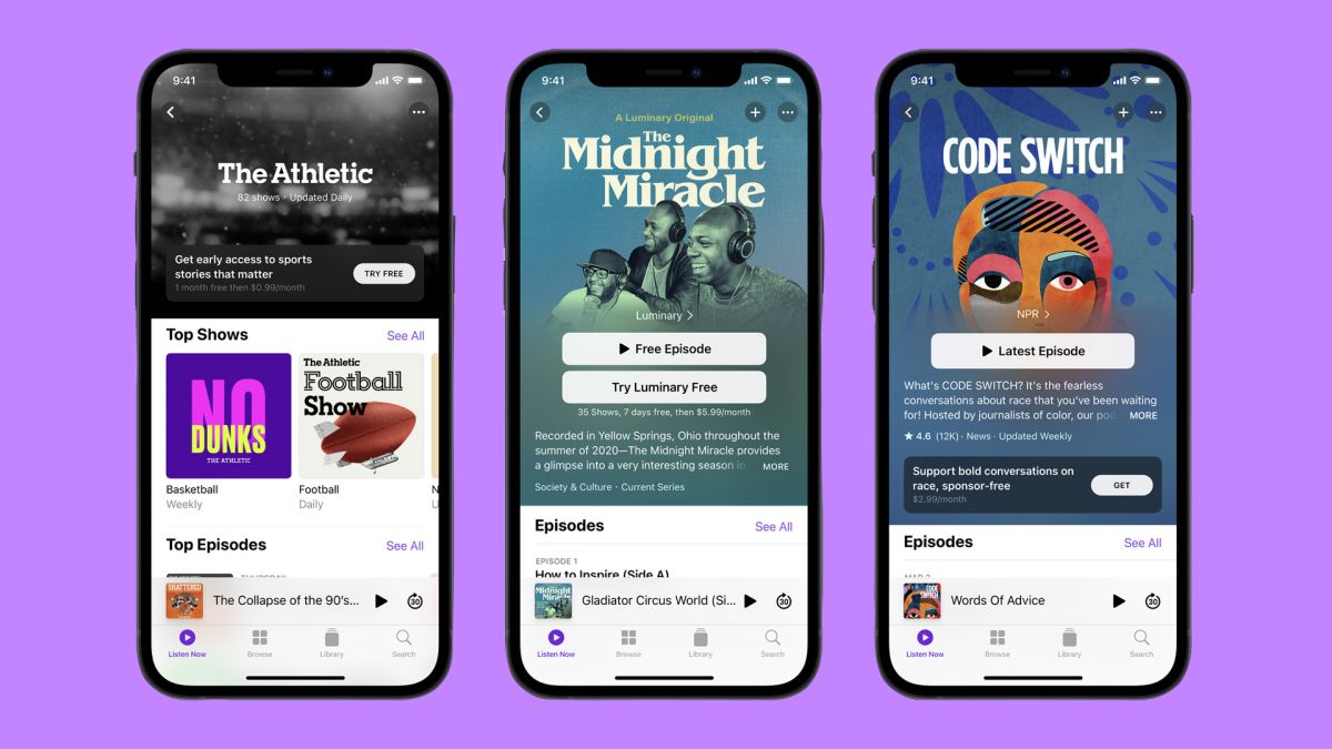 Podcasts de pago se integran a plataforma de Apple