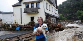 Alemania, Bélgica, inundaciones