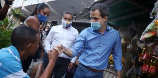 Guaidó recorrió calles de Caracas para continuar explicando propuesta del Acuerdo de Salvación Nacional