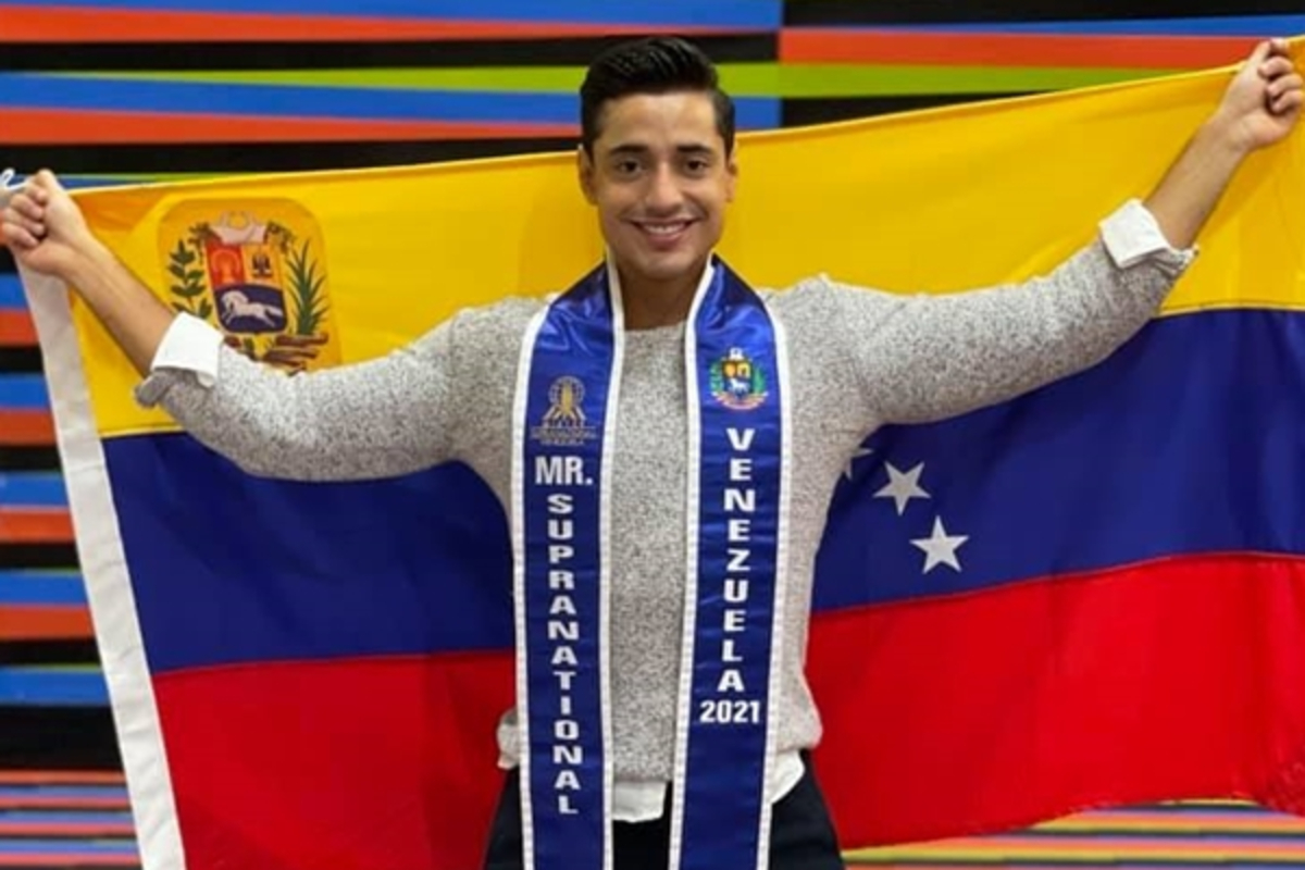 Venezolano William Badel, segundo finalista del Mister Supranational 2021