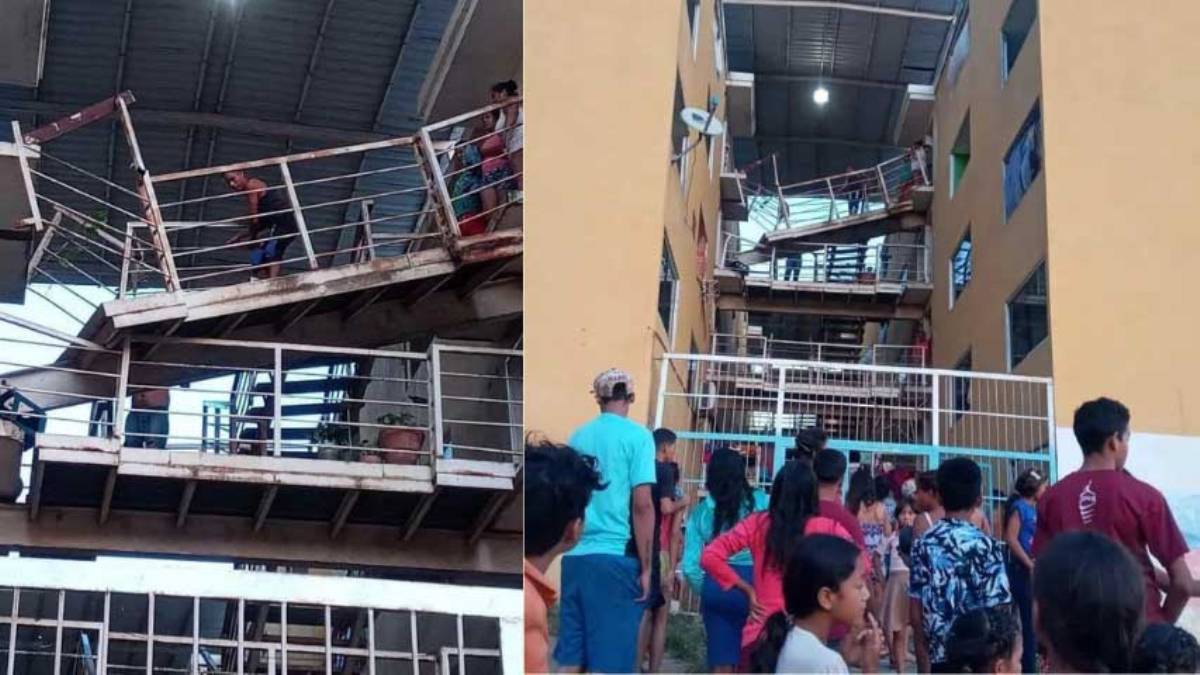 Desalojan a residentes de una misión vivienda en Anzoátegui por colapso de estructura