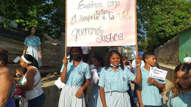 Venezolana asesinada en Colombia, protesta 