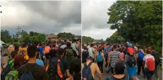 Migrantes venezolanos partieron del sur de México con temor después de la tragedia en Texas