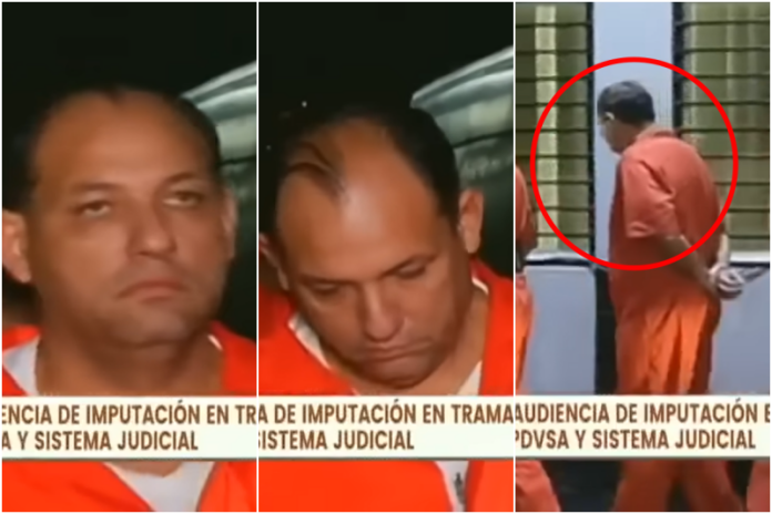 Con uniforme naranja: muestran a Hugbel Roa tras detención
