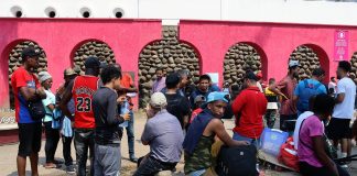Migrantes viacrucis hacia Ciudad de México
