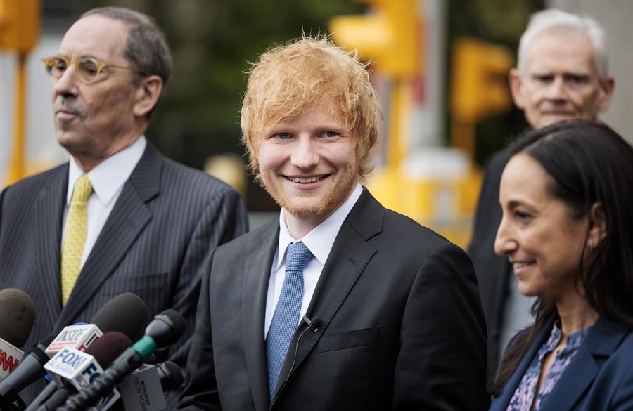 Jurado absolvió a Ed Sheeran por la acusación de plagio a Marvin Gaye