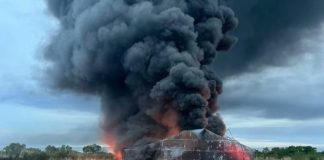 Bomberos controlaron incendio en tanque de petróleo en Cabimas