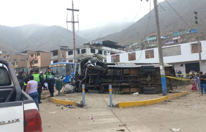 Accidente en Perú
