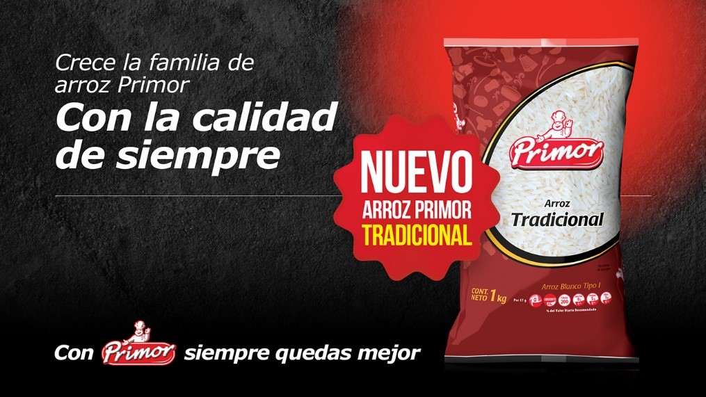 El nuevo Arroz Tradicional de Primor salió al mercado venezolano