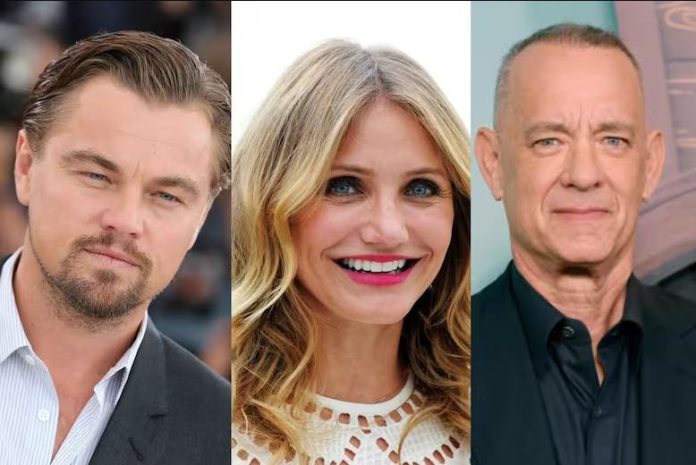 Leonardo DiCaprio, Cameron Diaz, Tom Hanks Jeffrey Epstein