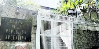 salvoconductos Argentina Milei opositores embajada Embajada de Argentina en Caracas