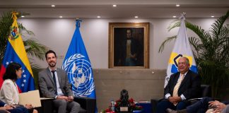 Elvis Amoroso se reunió con miembros de delegación de las Naciones Unidas