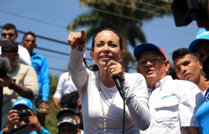 María Corina Machado, coordinadora nacional de Vente Venezuela. Foto: Instagram Vente Venezuela