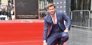 Chris Hemsworth paseo de la fama