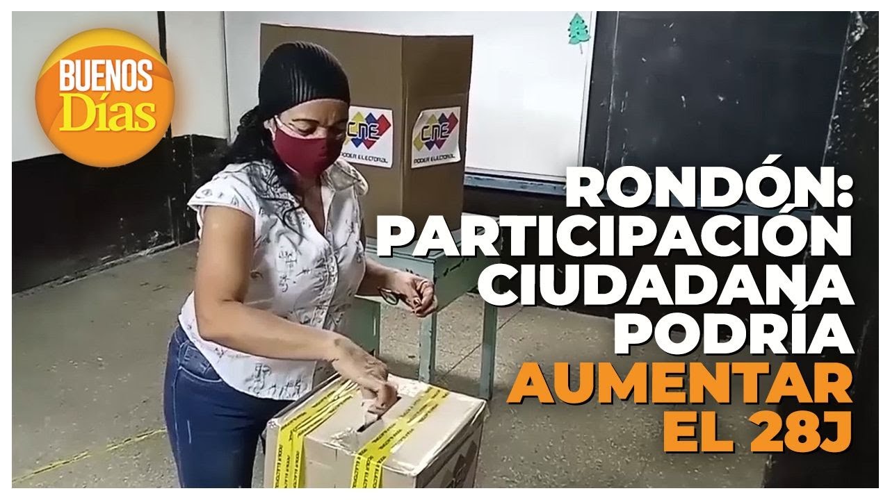 Luis Emilio Rondón: La participación ciudadana podría aumentar en las elecciones presidenciales