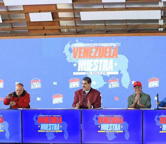 Maduro instaló comando de campaña y pidió "miles de actos" en apoyo a su candidatura