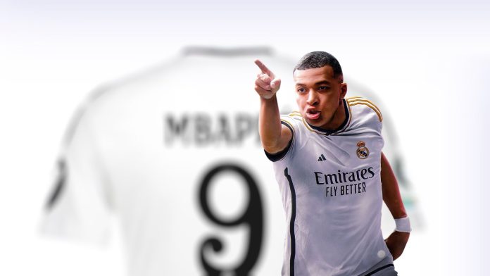 Real Madrid camiseta Mbappé