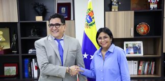 Decy Rodríguez se reunió con el embajador de Gustavo Petro en Caracas