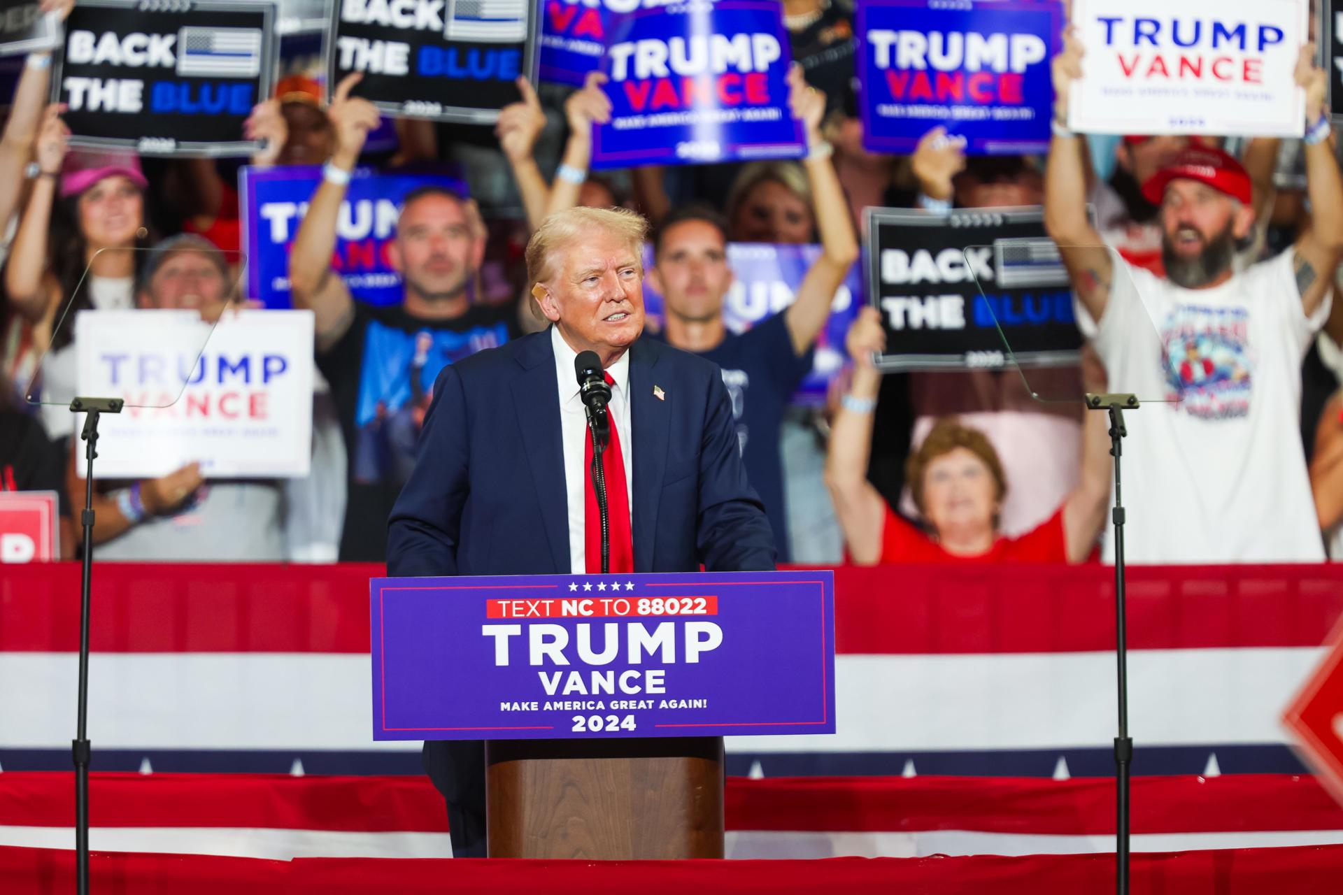 Donald Trump Campaign Rally in Charlotte, North Carolina