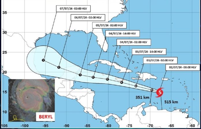 huracán beryl