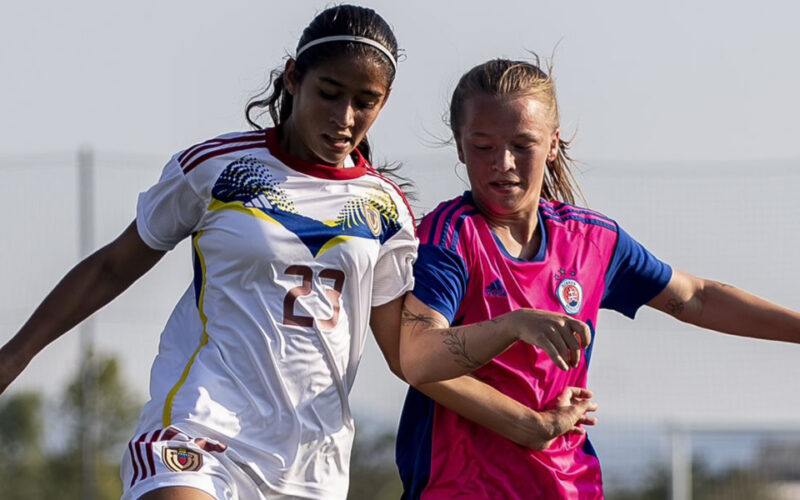 Vinotinto Femenina Sub 20 goleó en Austria