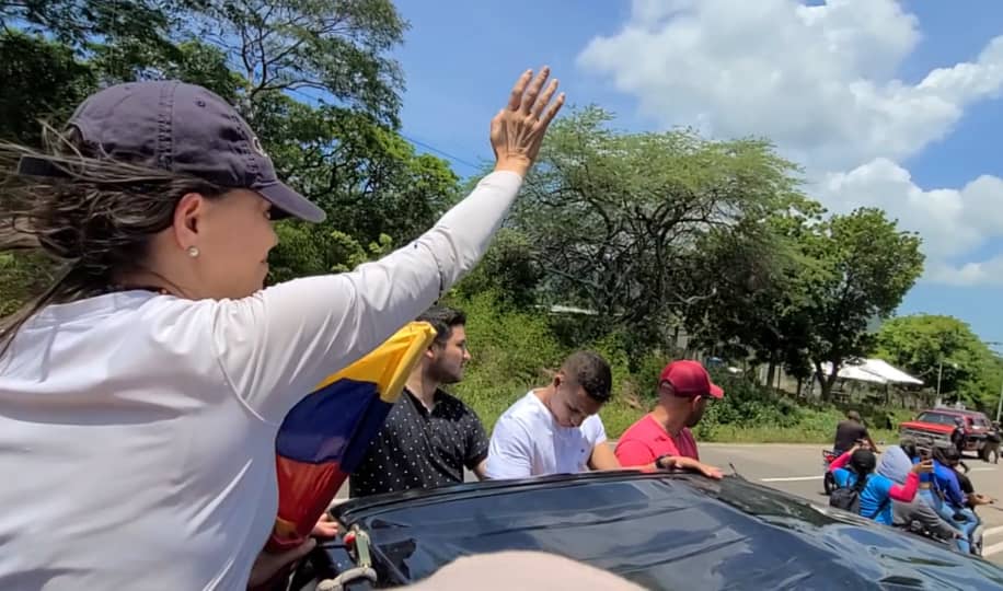 María Corina Machado vía a Maracaibo