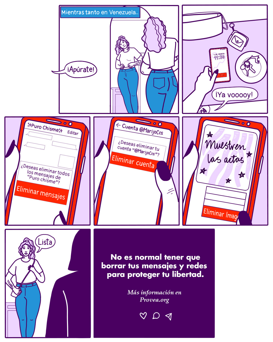 «No es normal», la campaña de Provea que denuncia que la revisión del teléfono sin orden judicial es ilegal