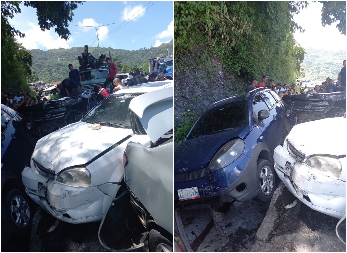 Reportan choque múltiple en la Autopista Regional del Centro: involucra a 15 vehículos