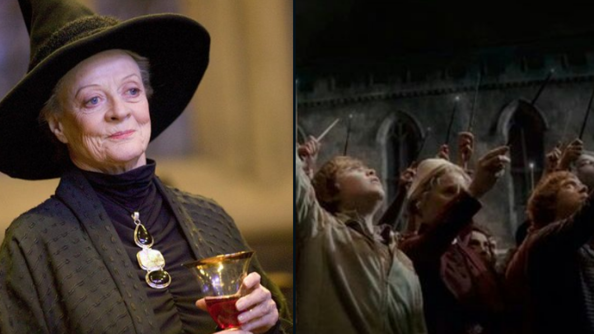 Con sus varitas al aire, actores y fans de ‘Harry Potter’ despiden a Maggie Smith