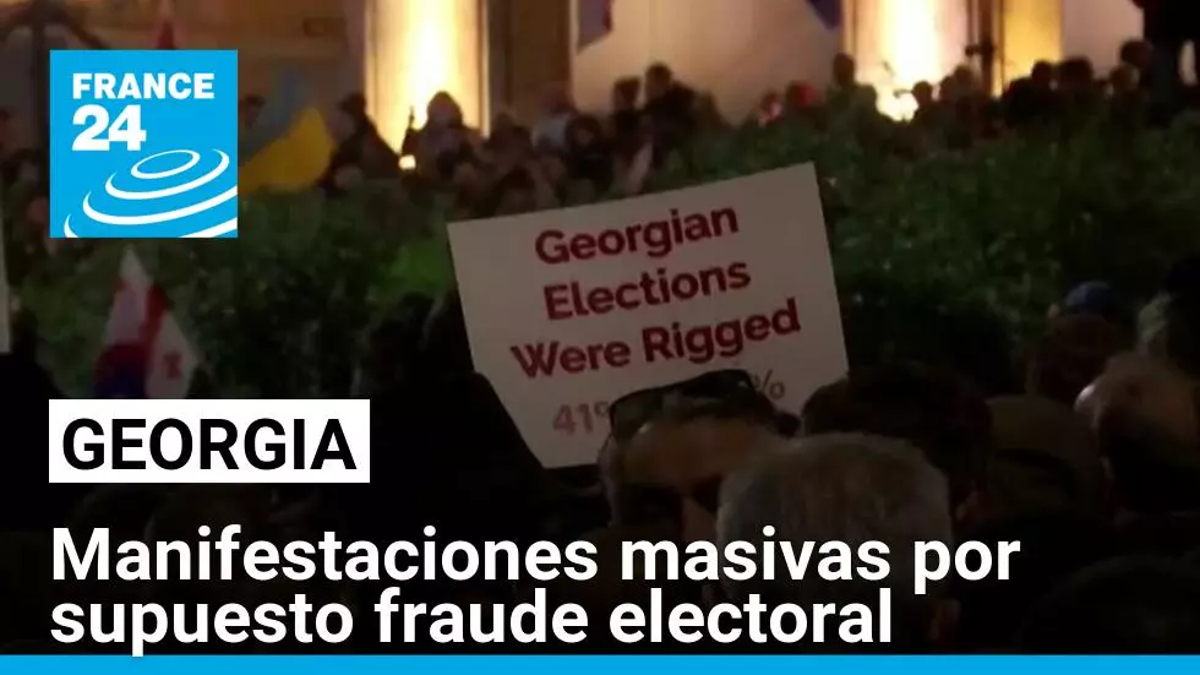 Manifestaciones en Georgia por presunto fraude electoral