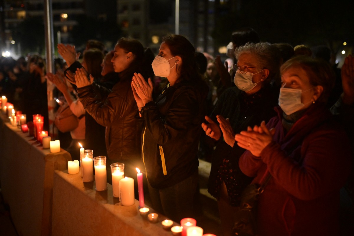 SPAIN-VIGIL-POLITICS-FLOOD-WEATHER-CLIMATE