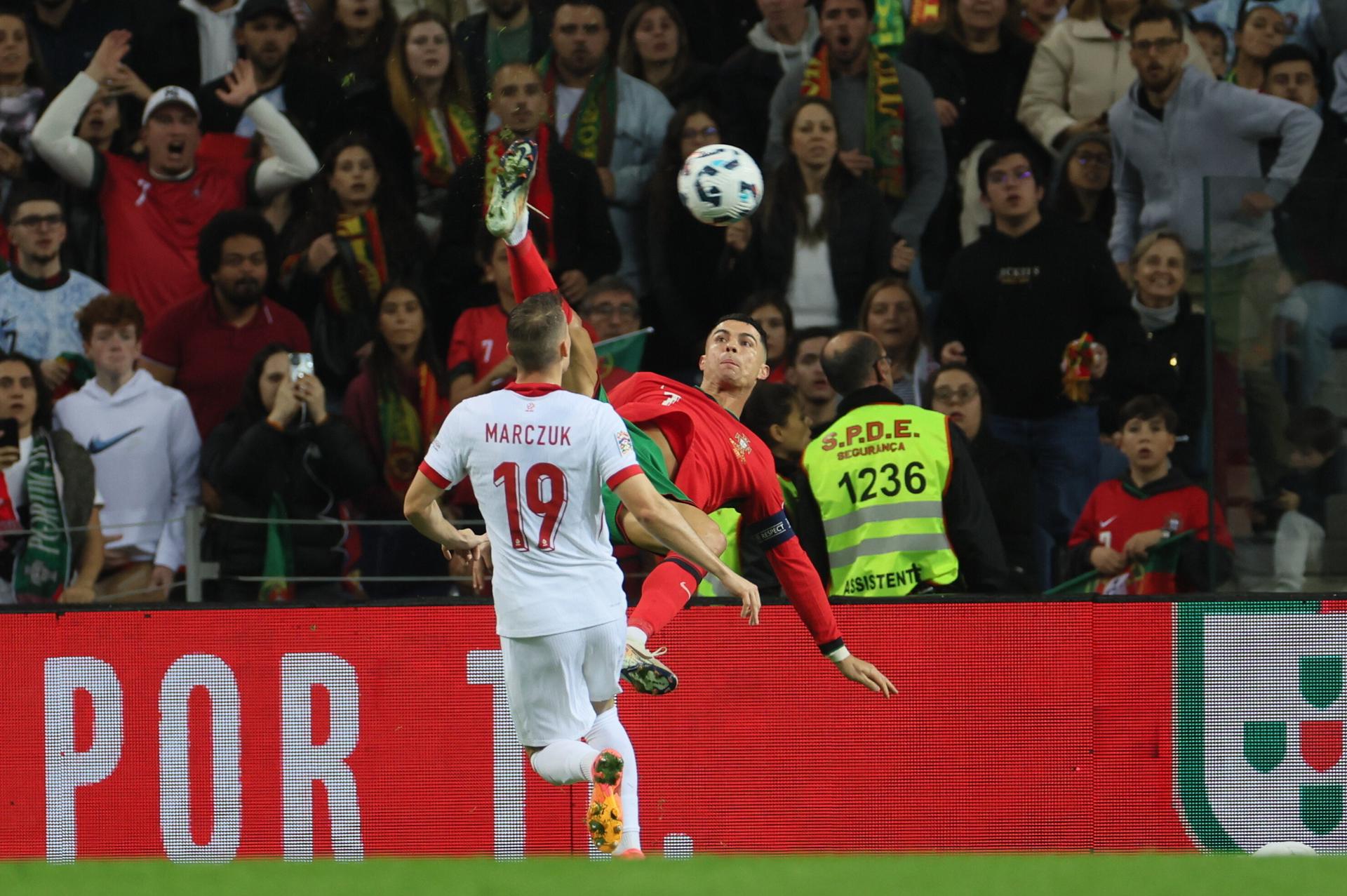 Soberbio Cristiano Ronaldo en la goleada de Portugal