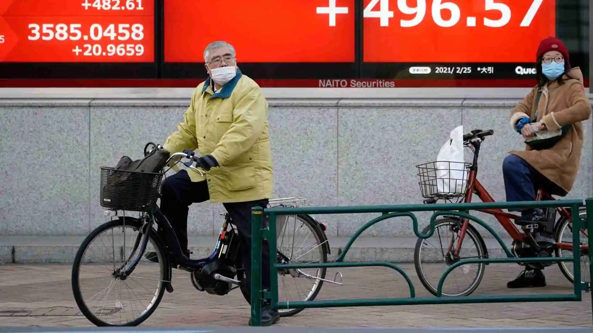 Japón ciclistas